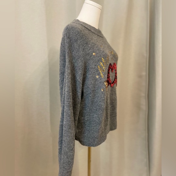 H&M Grey Sweater with Sequins - Picture 6 of 6